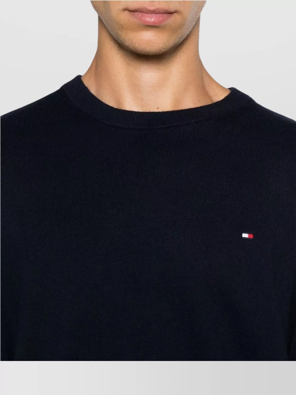 Tommy Hilfiger Cashmere Blend Long Sleeve Crew Neck Sweater