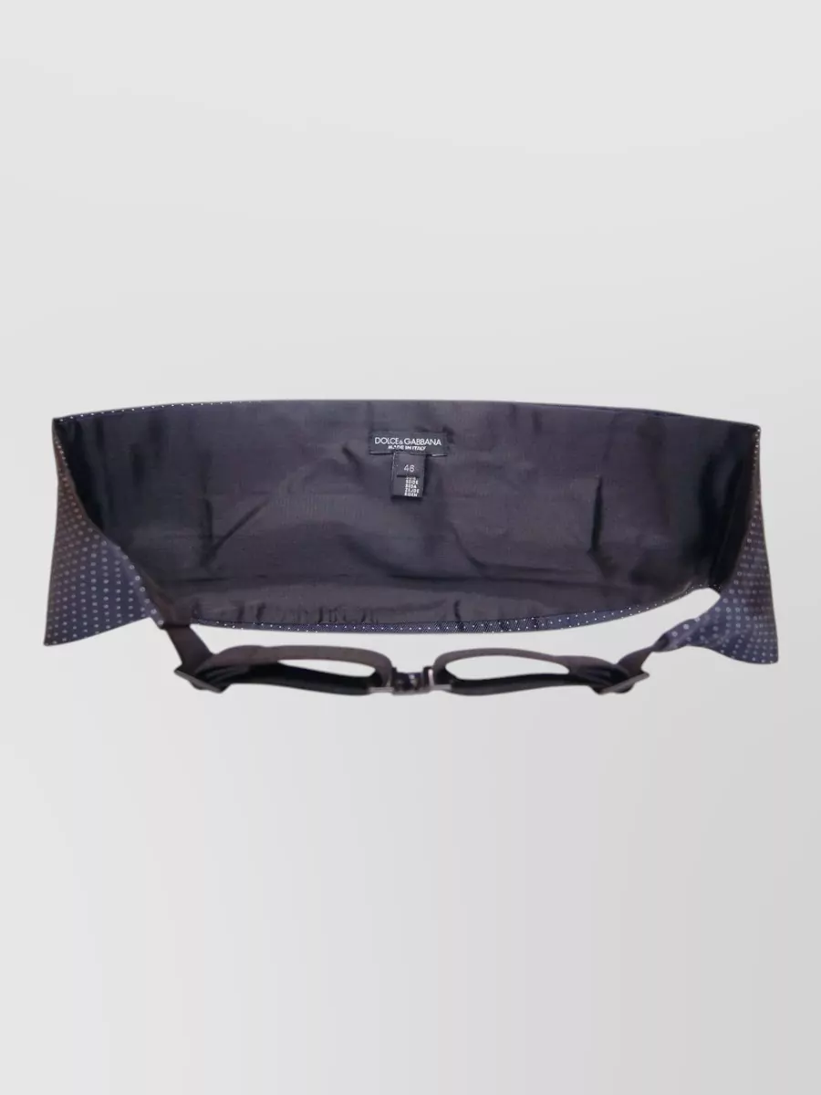 Dolce&Gabbana Silk Polka-Dot Cummerbund Belt