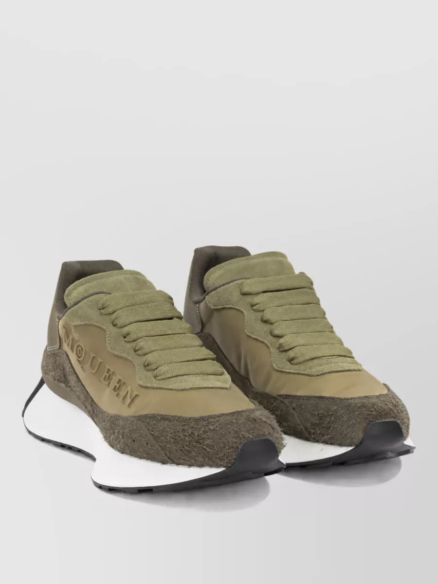 Mc Queen Leather low-top sneakers