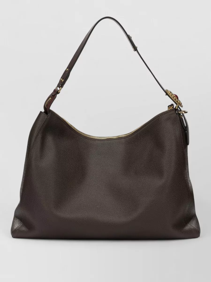 Etro large leather tote bag