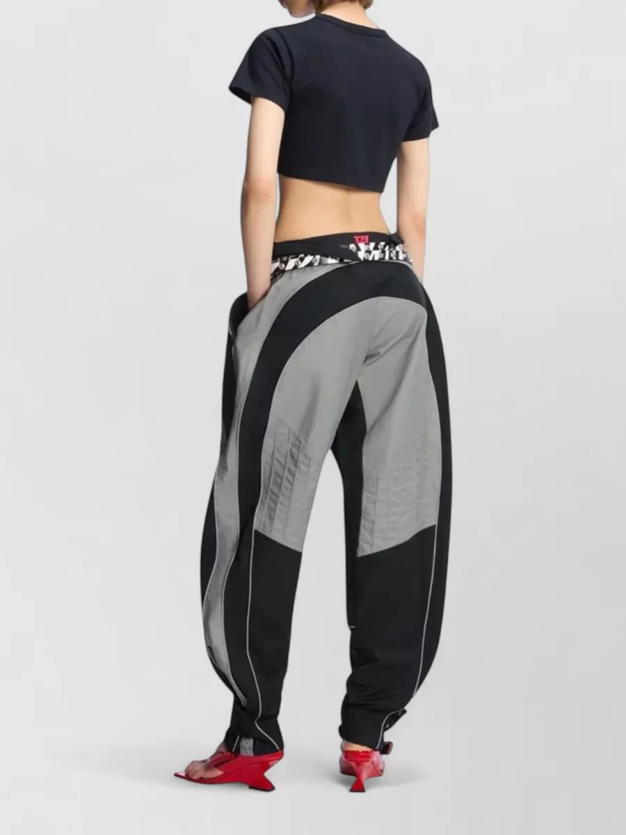 The Attico Paneled Balloon Track Pants