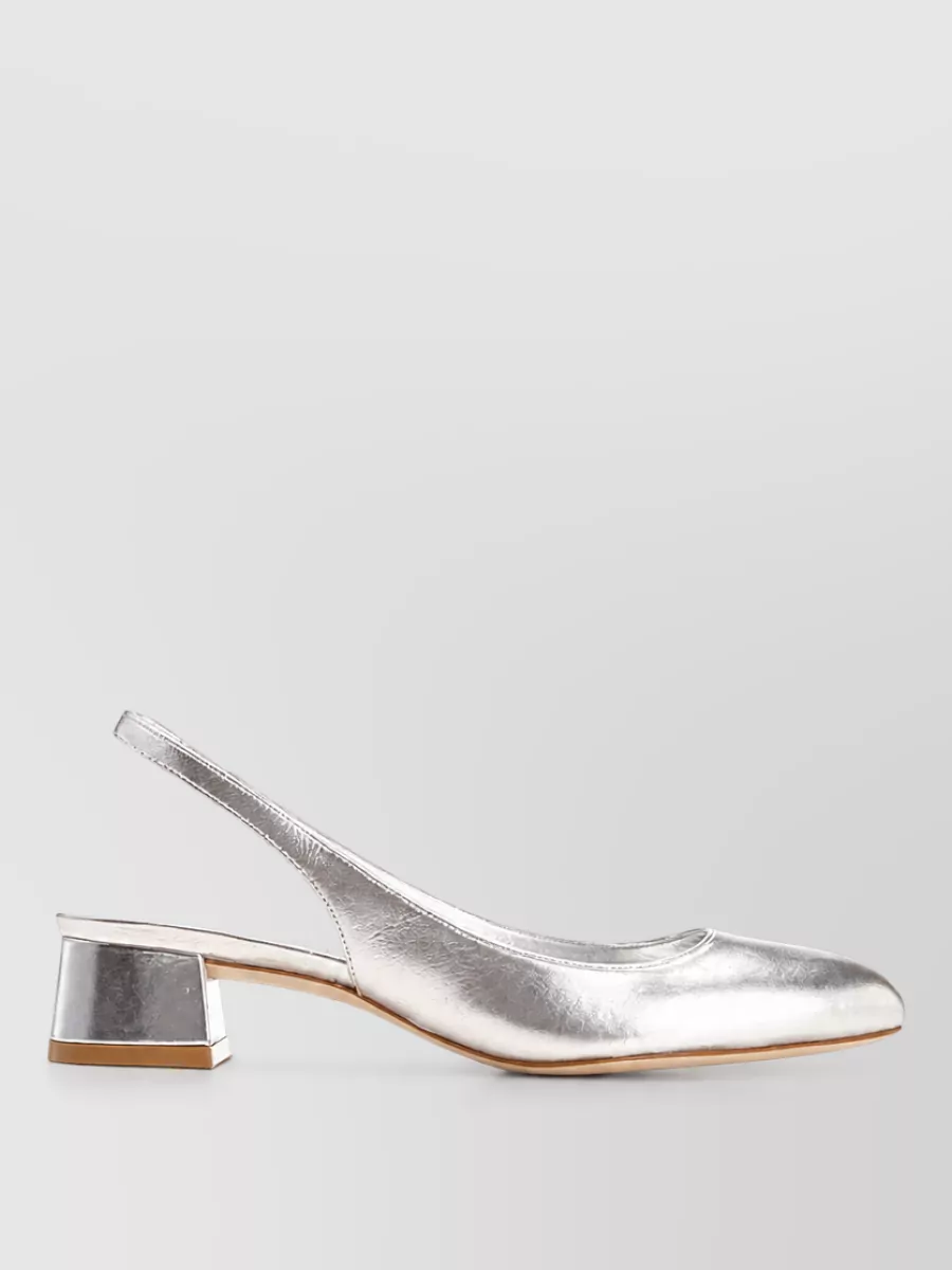 Stuart Weitzman leather slingback pumps