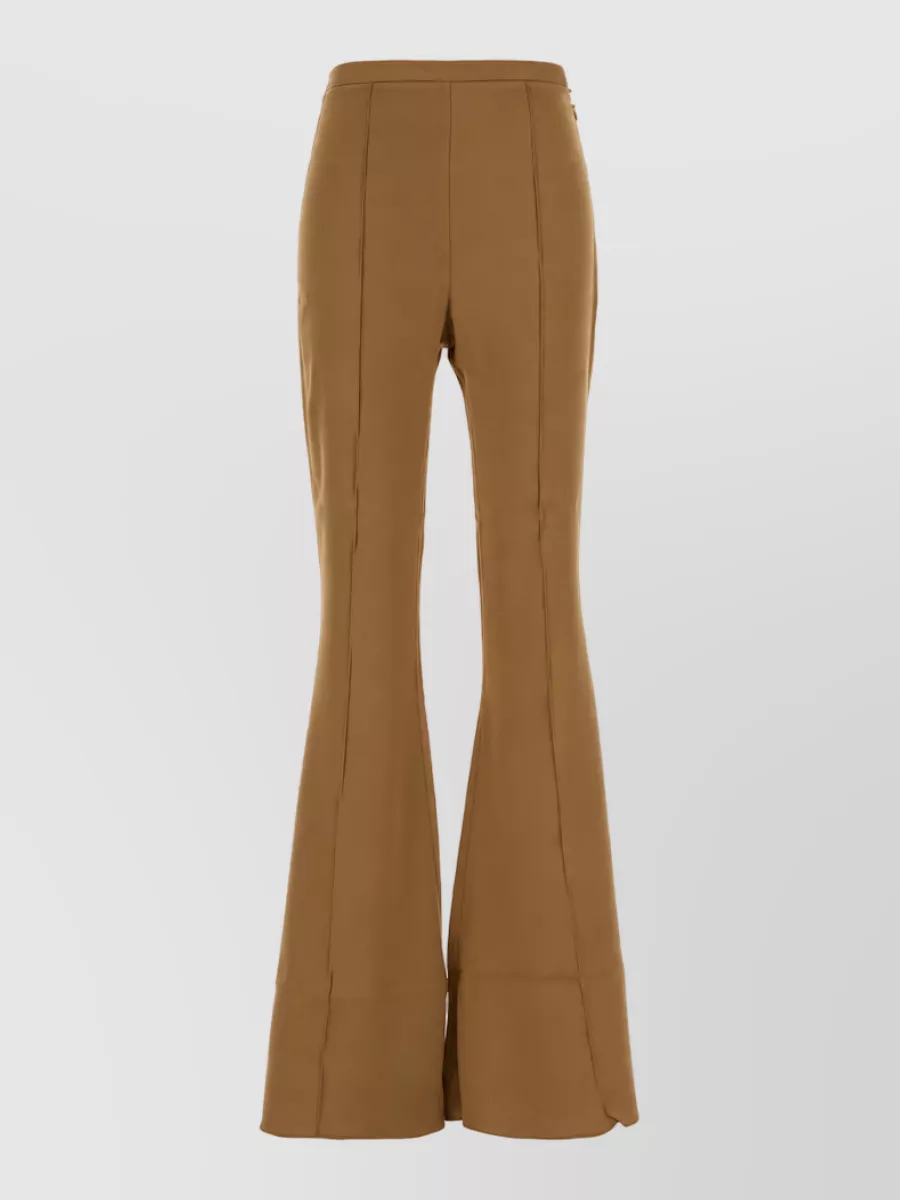 Taller Marmo crepe flared trousers