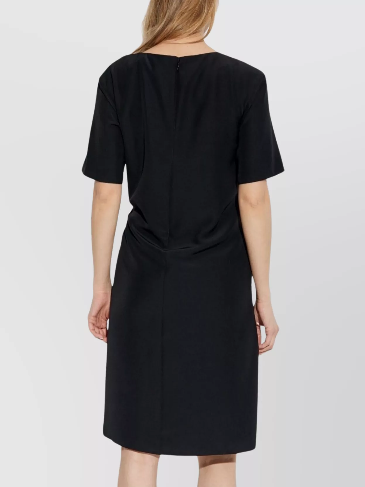 Shop Emporio Armani Dress Knee-length Tied Waist