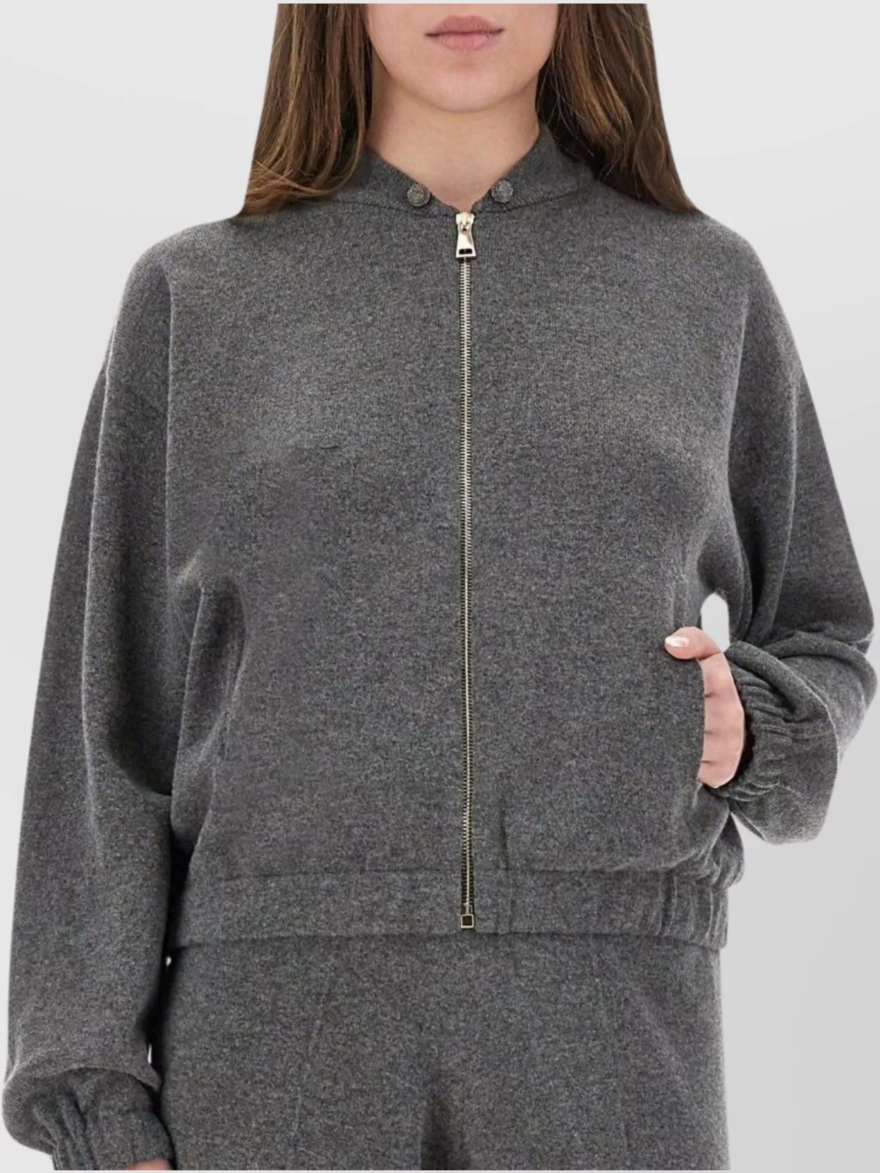 Fabiana Filippi Knitwear With High Collar And Relaxed Fit
