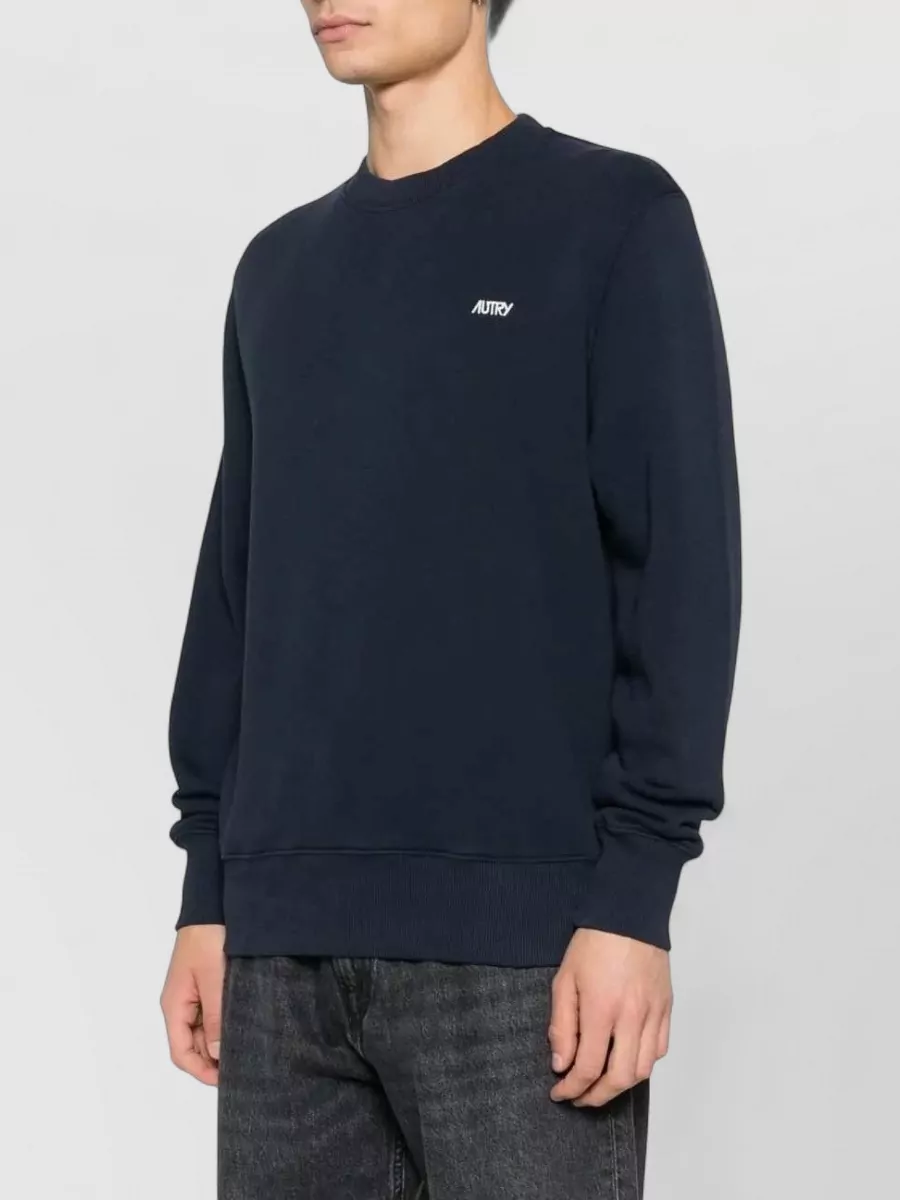 Autry Cotton Logo Crewneck Sweatshirt
