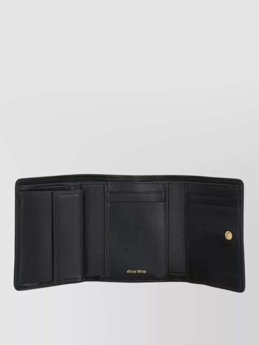 Miu Miu Matelasse Purse Foldover Top Quilted Design