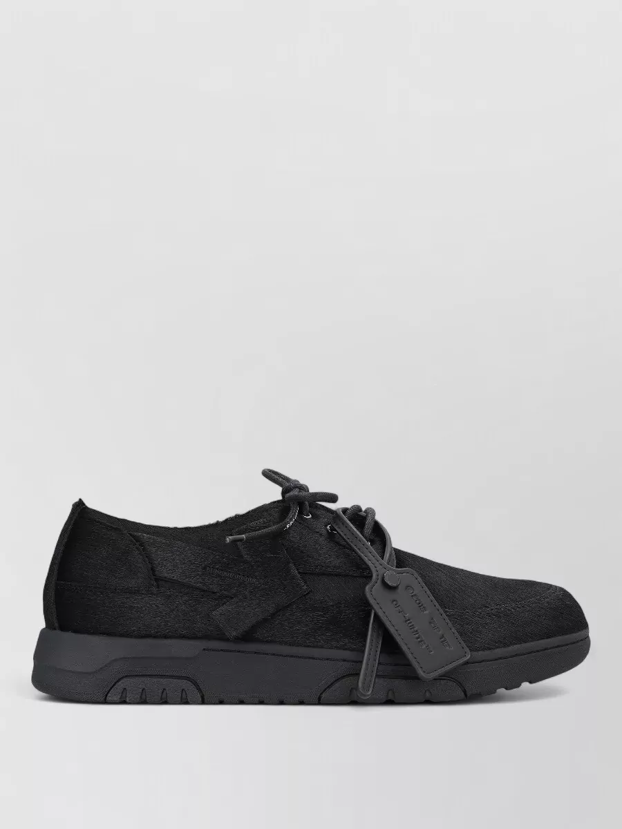 Off-White leather derby shoes