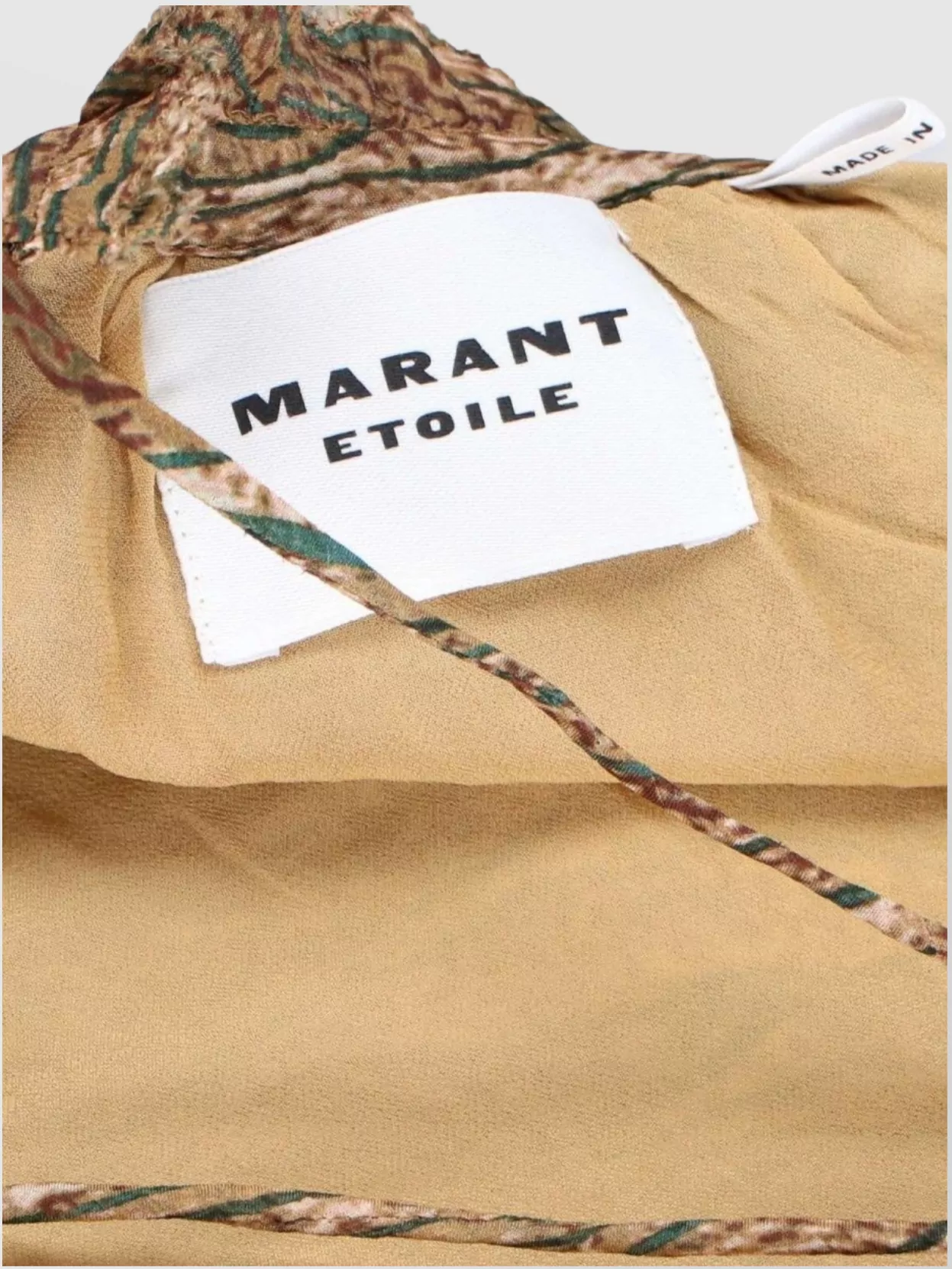 Shop Isabel Marant Étoile Knee Length Tiered Halter Dress With Drawstring