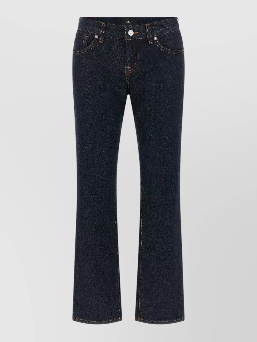 7 For All Mankind Denim Low-Rise Cigarette Jeans