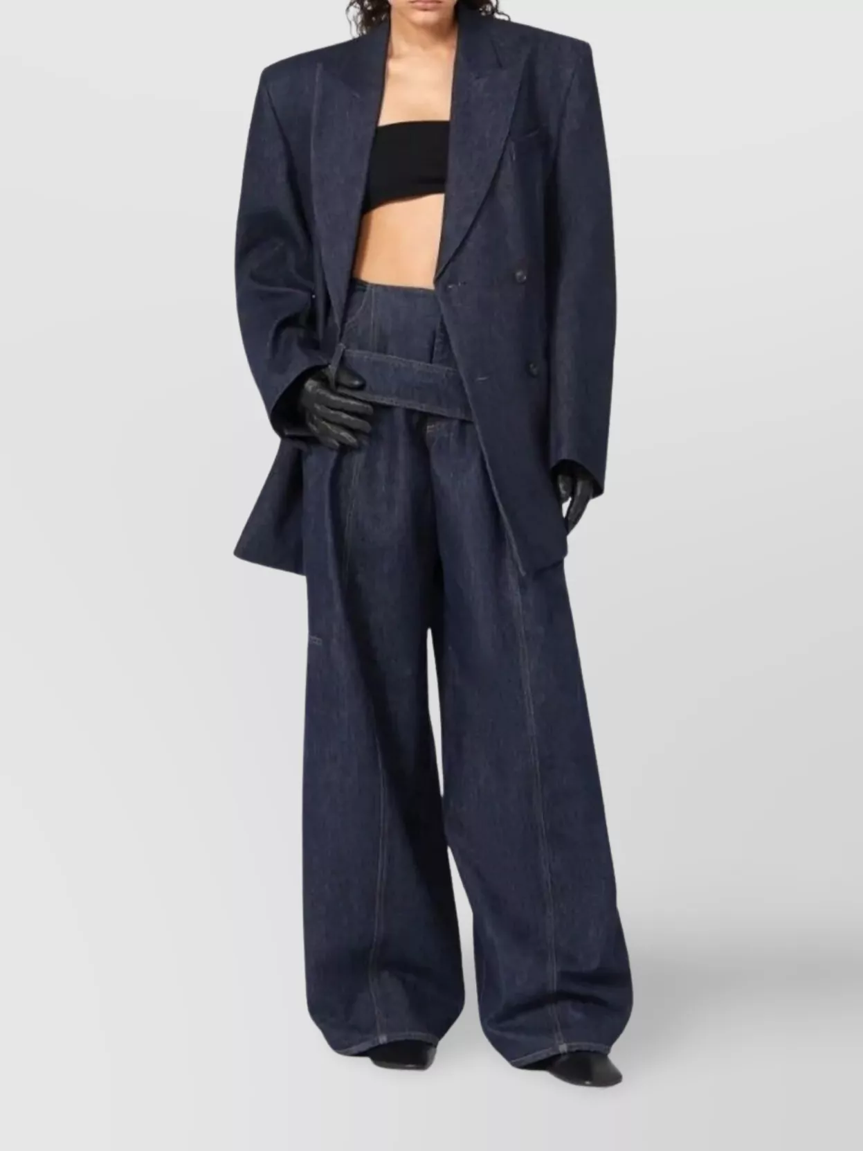 Sportmax Double-Breasted Long Sleeve Blazer