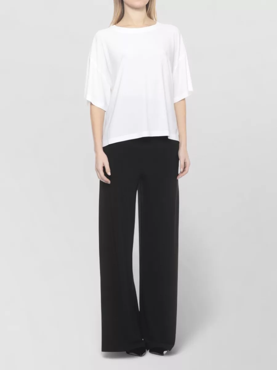 Norma Kamali Short-Sleeve Boxy T-Shirt