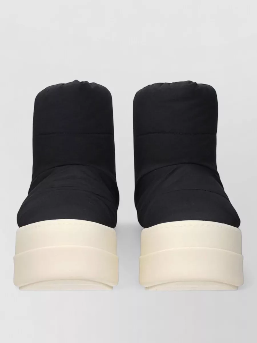 Rick Owens fabric ankle boots