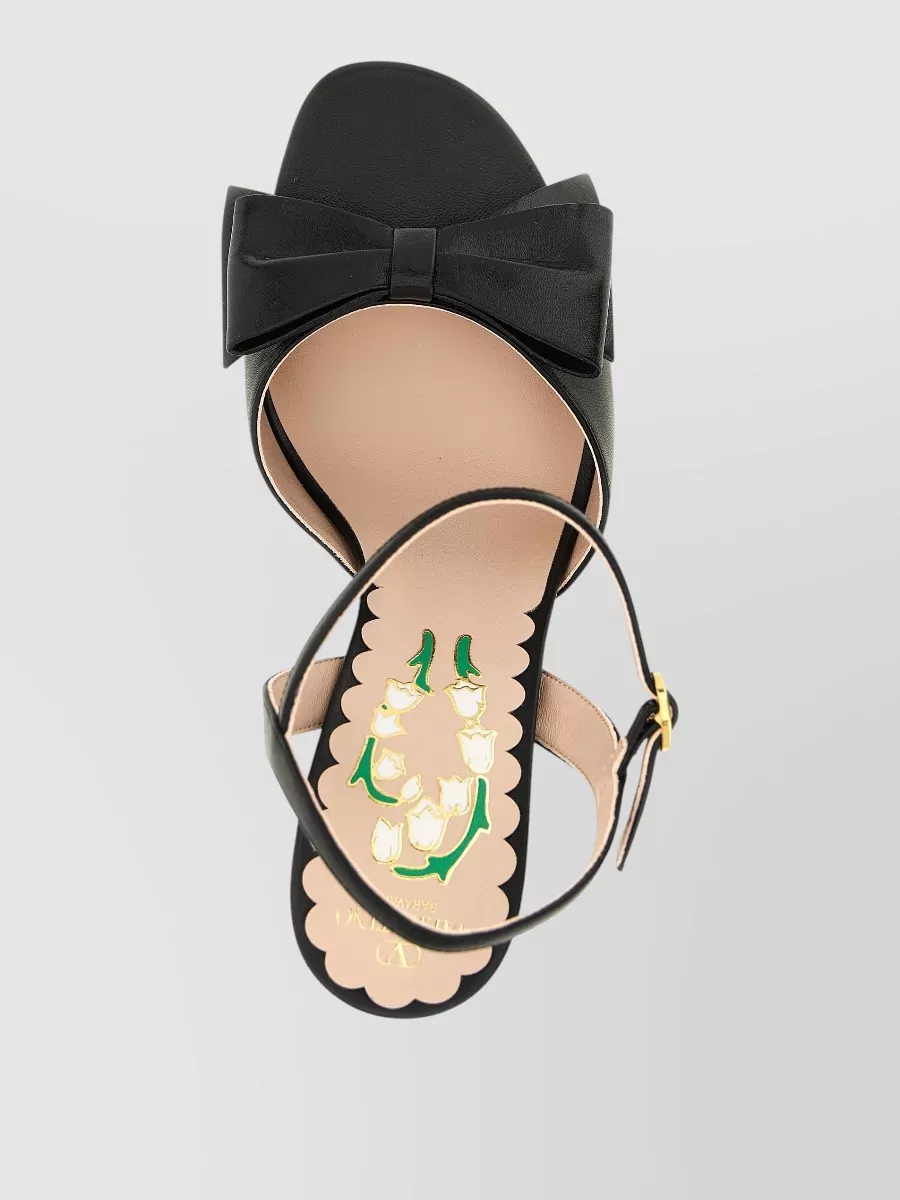 Valentino Garavani Leather Platform Sandals