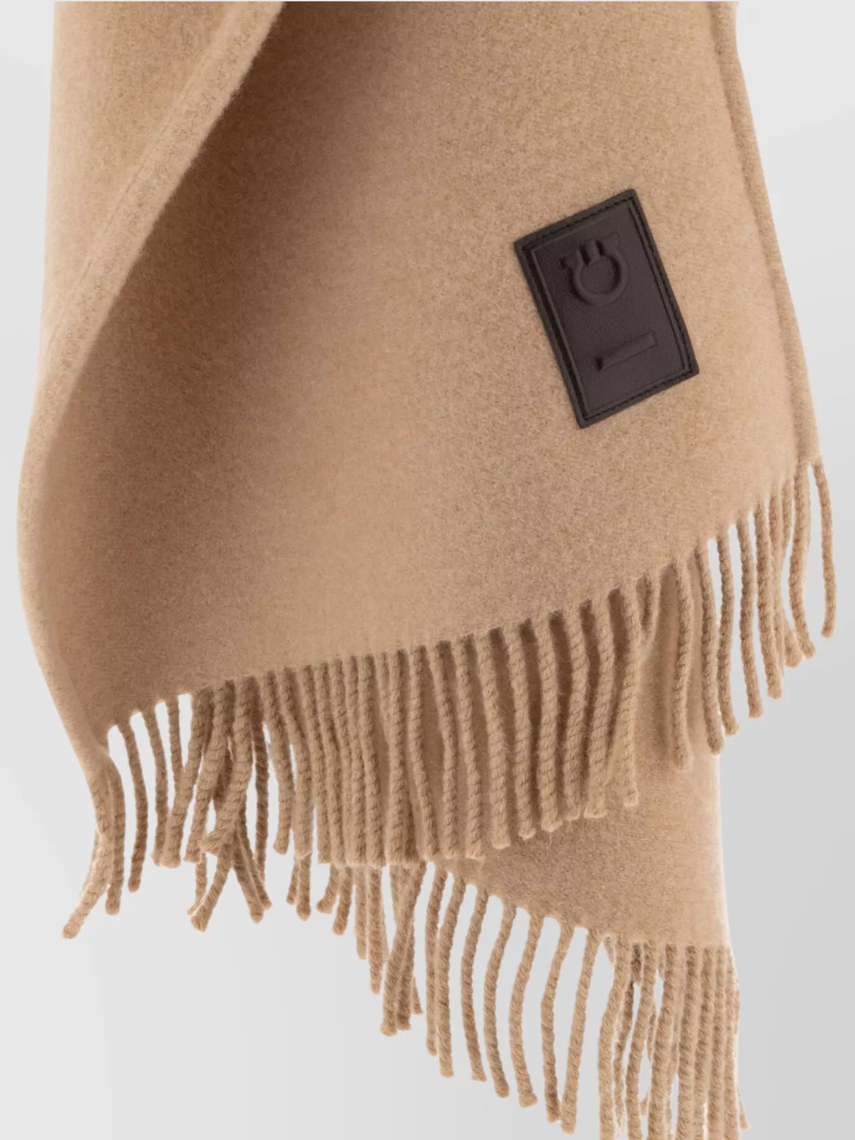 Ferragamo Fringe Hooded Scarves With Stylish Detailing