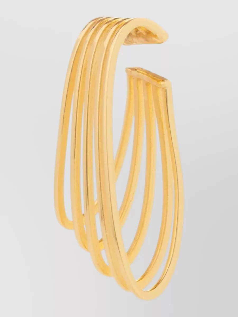 Federica Tosi Gold-plated multi-line ear cuff