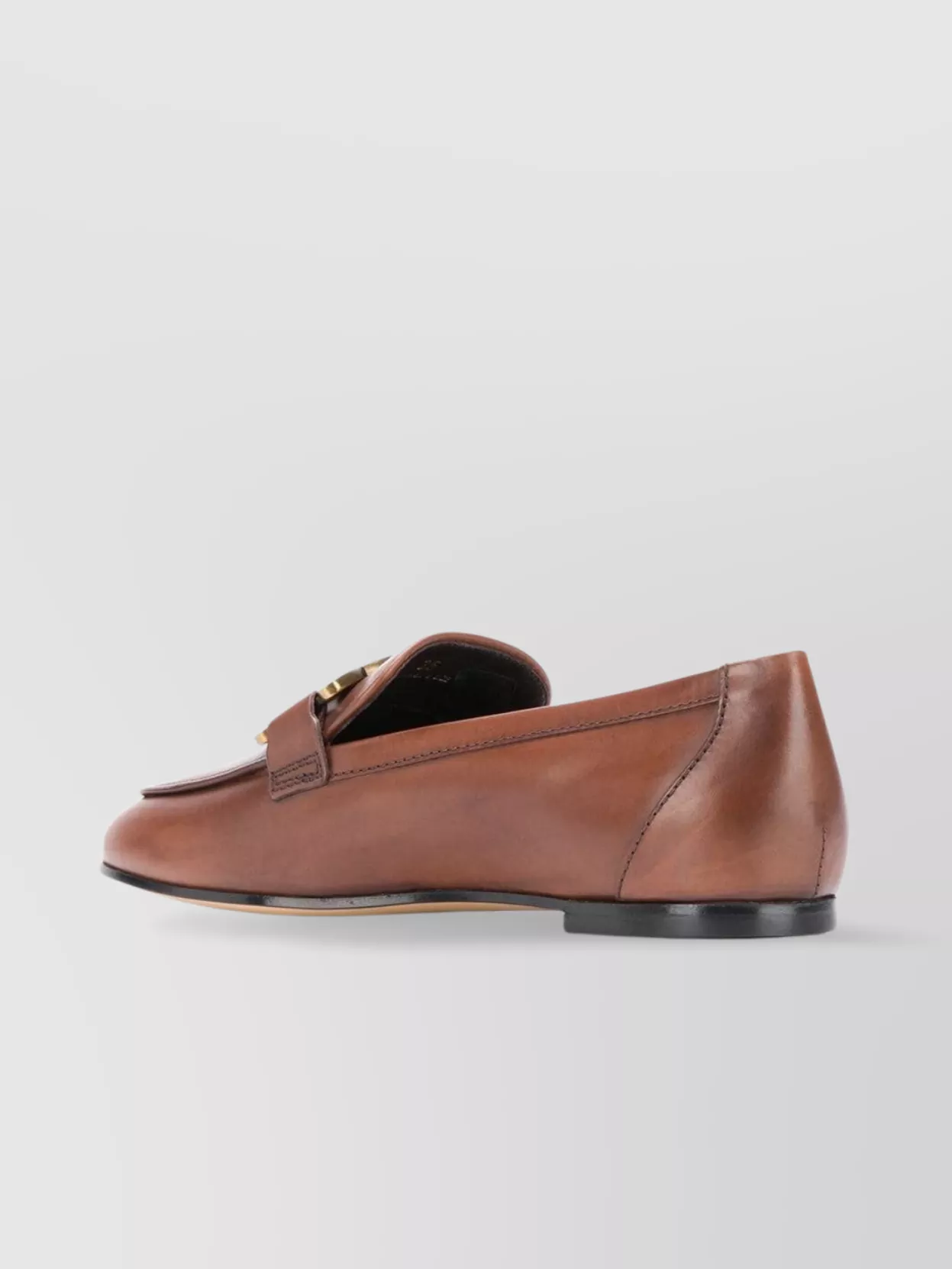 Tod's Kate Leather Loafers Gold-tone Hardware