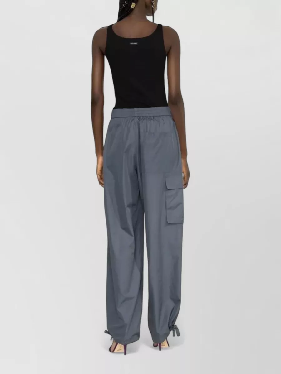 Dolce&Gabbana Tank Top Ribbed Texture Scoop Neck Sleeveless