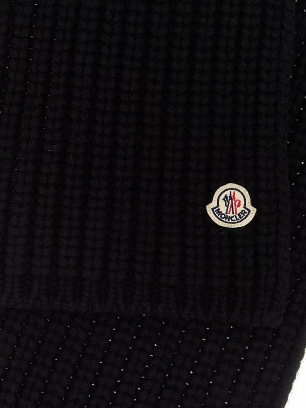 Moncler Textured Wool Blend Scarf Accessory