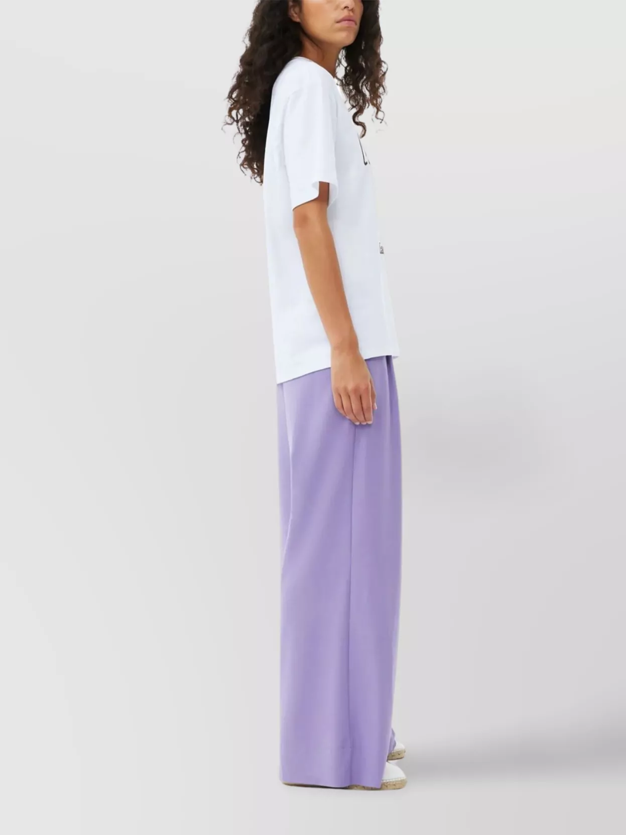 Ganni Graphic Print Crew Neck T-Shirt