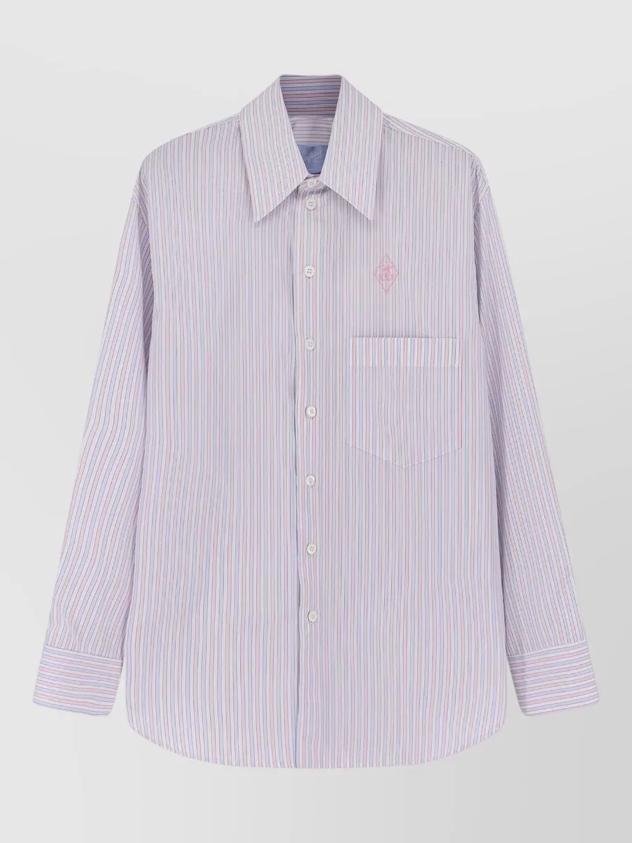 Seafarer Striped cotton shirt