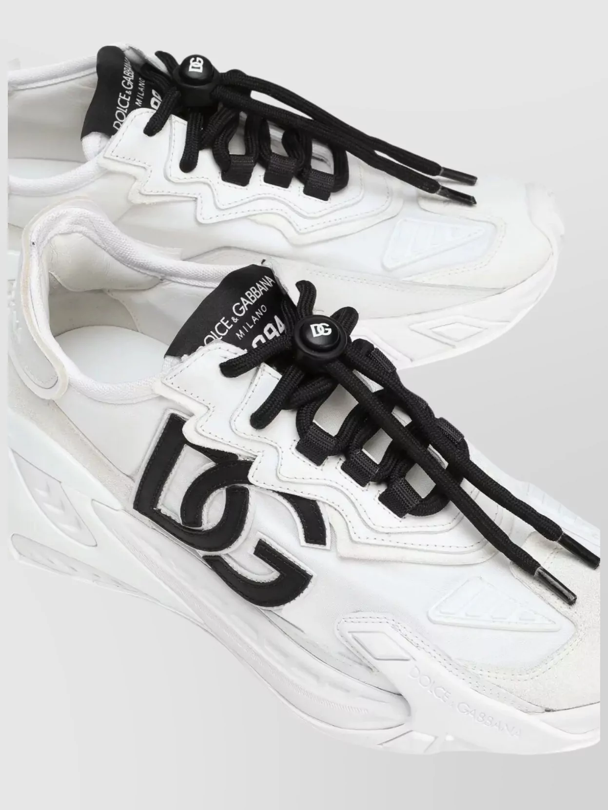 Dolce & Gabbana Day Faster Viscose Fabric Sneakers In Pattern