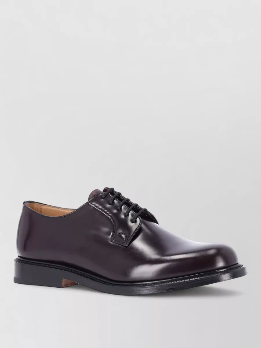 Church's leather derby shoes
