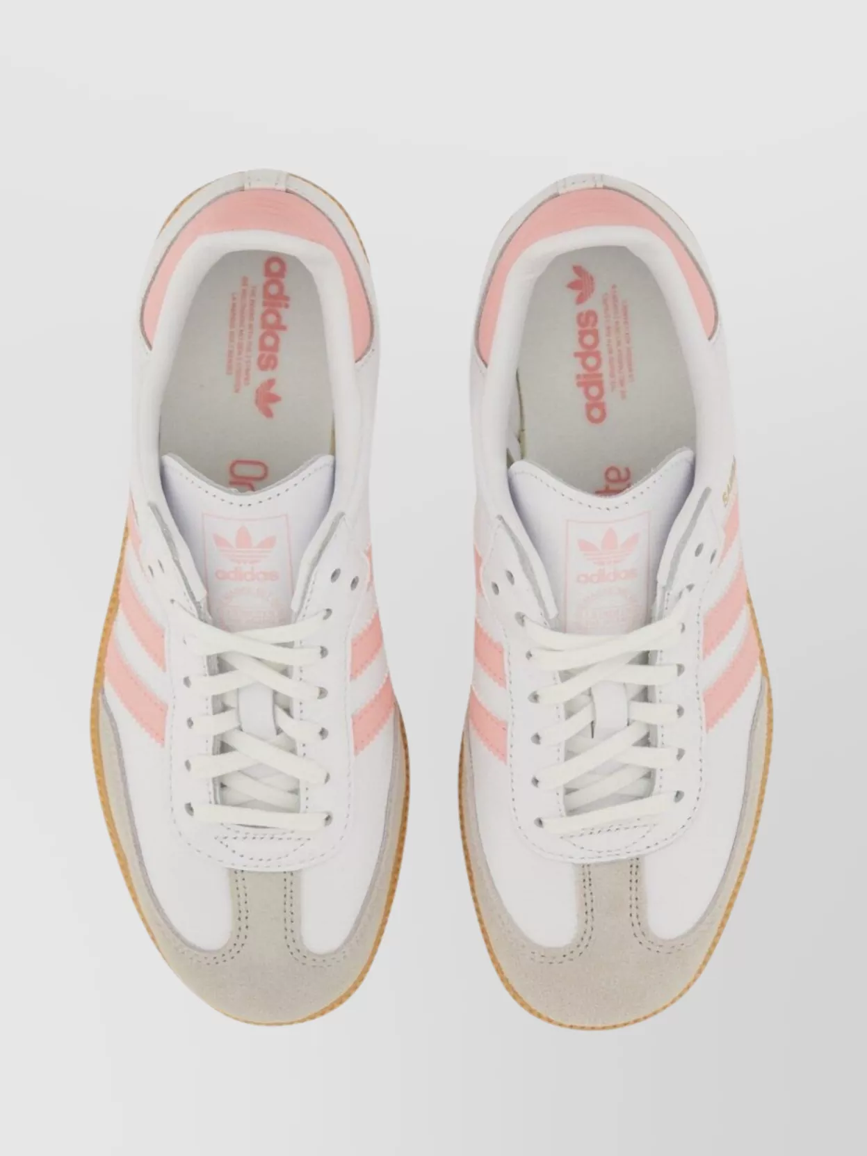 Adidas Originals "Samba" Sneakers With Contrast Heel Tab