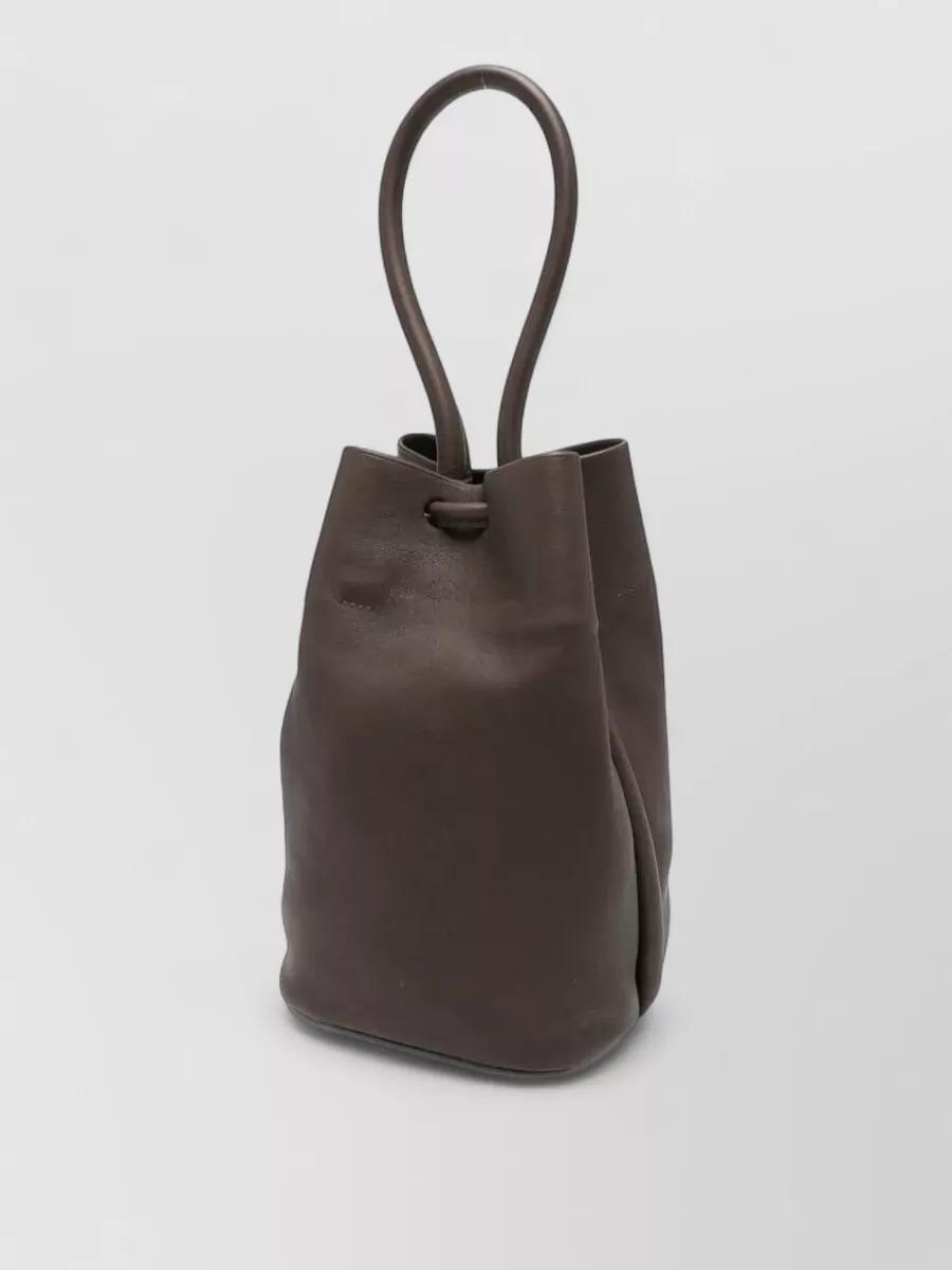 Uma Wang Leather Small Bucket Bag