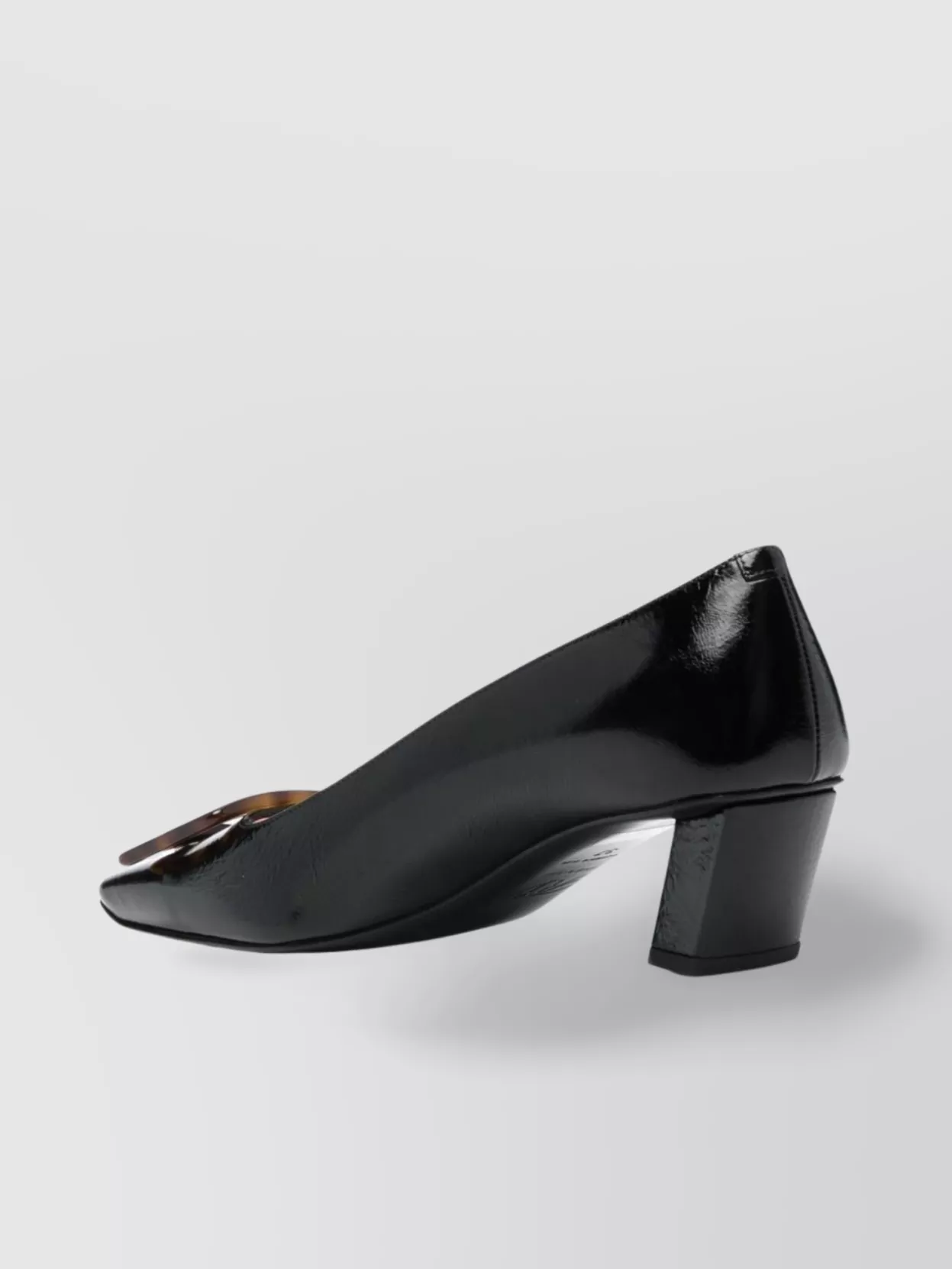 Roger Vivier Leather Pumps Square Buckle Detail