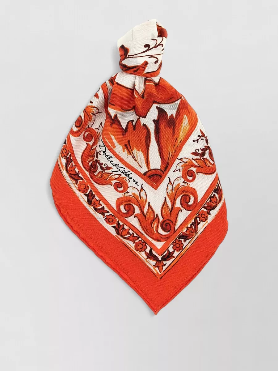 Dolce&Gabbana Silk Printed Scarf