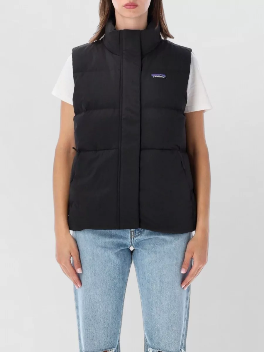 Patagonia down high collar vest