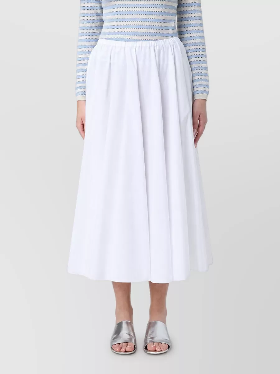 Fabiana Filippi cotton midi full skirt