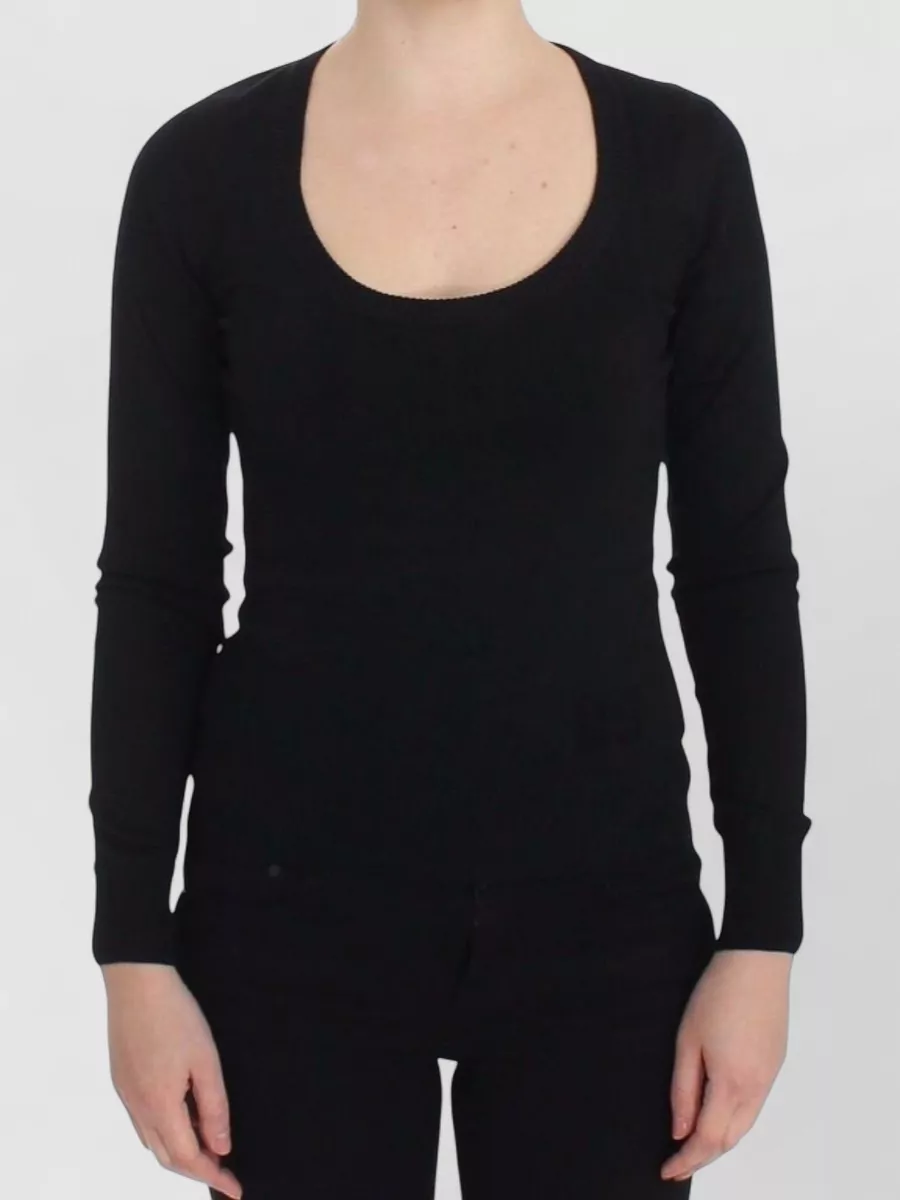 Dolce&Gabbana cashmere slim-fit crewneck sweater