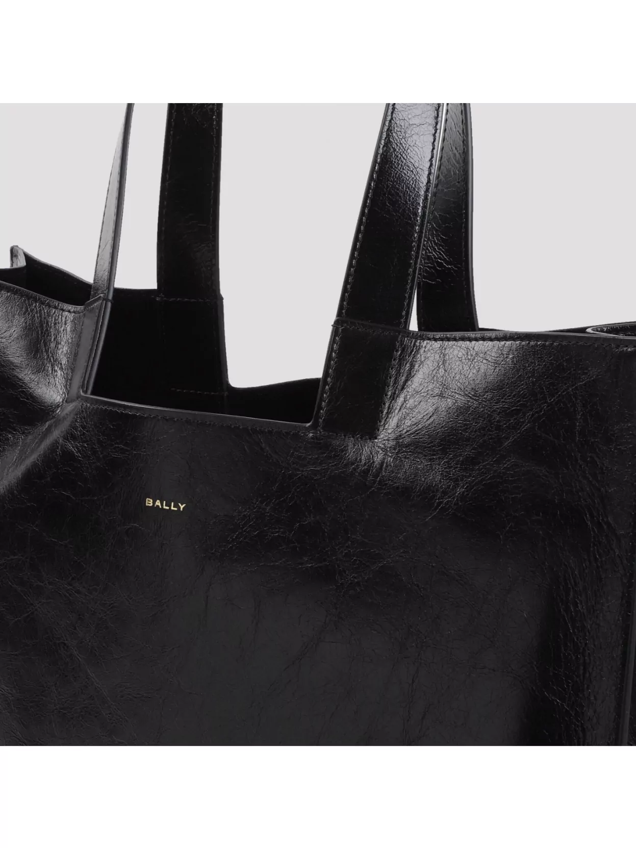Bally Geometric Cut-Out Detail Tote Bag