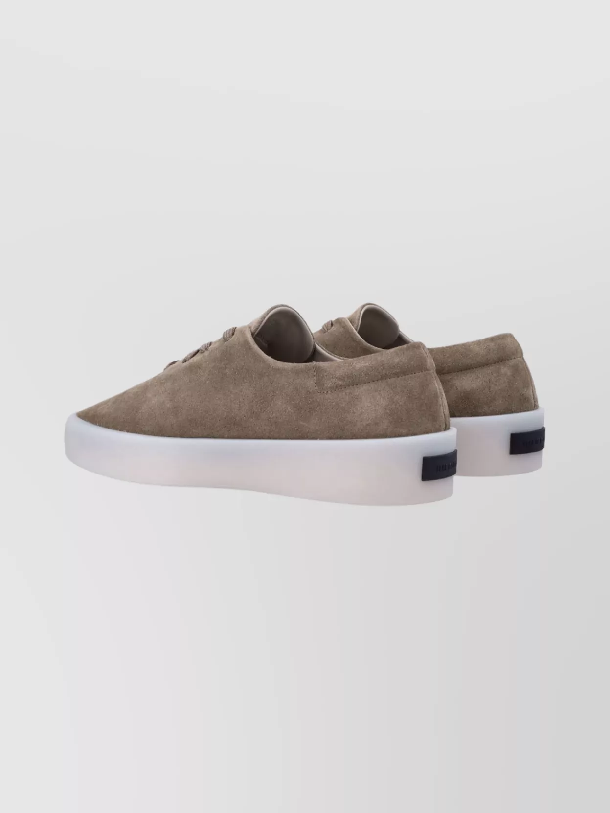 Fear Of God Low-Top Round Toe Suede Sneakers With Rubber Sole
