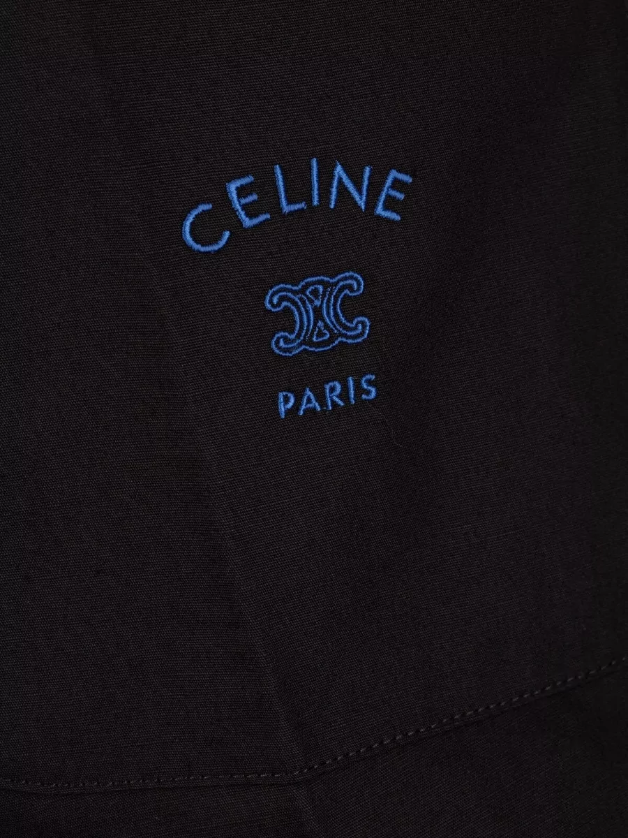 Celine Mid-Rise Straight-Leg Trousers