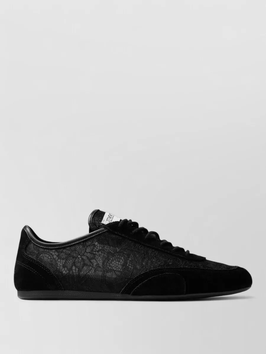 Jimmy Choo Leather Low-Top Sneakers