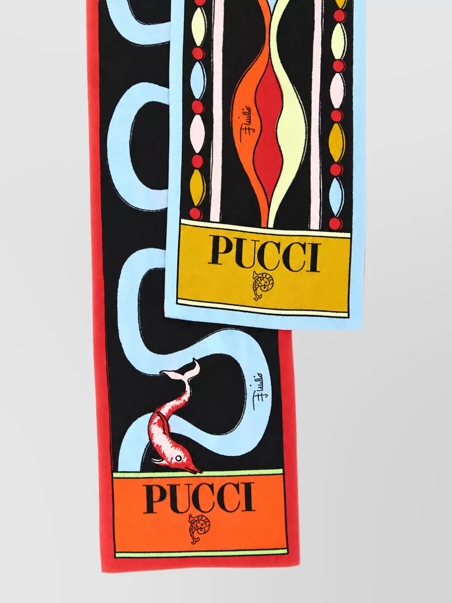 Pucci Silk printed bandeau scarf