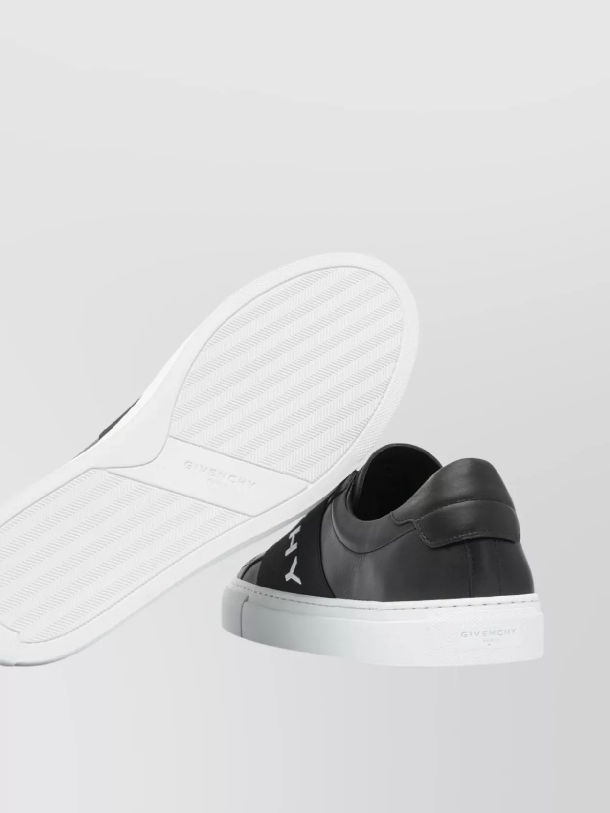 Givenchy Low-Top Round Toe Rubber Sole Sneakers
