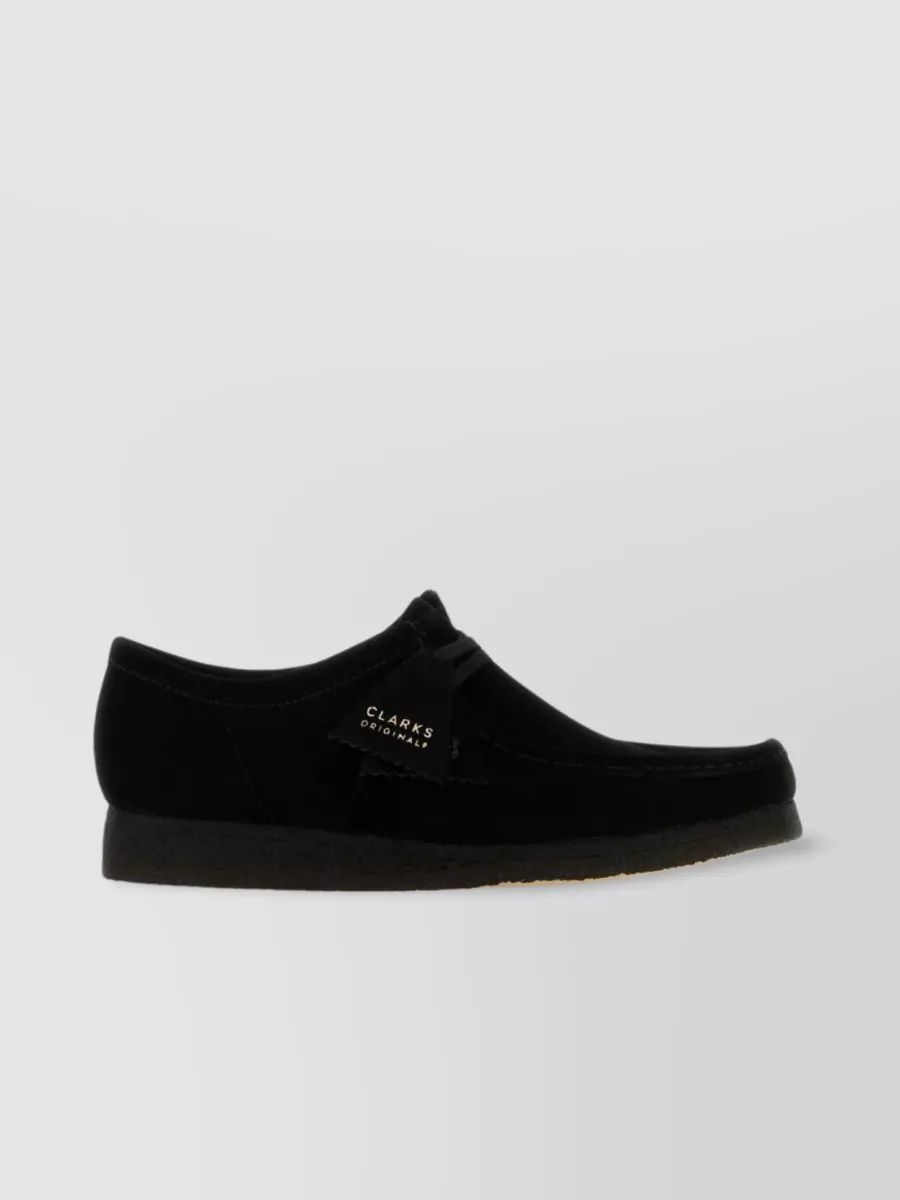 Shop Clarks Ankle Boots With Squared Toe And Crepe Sole In Black