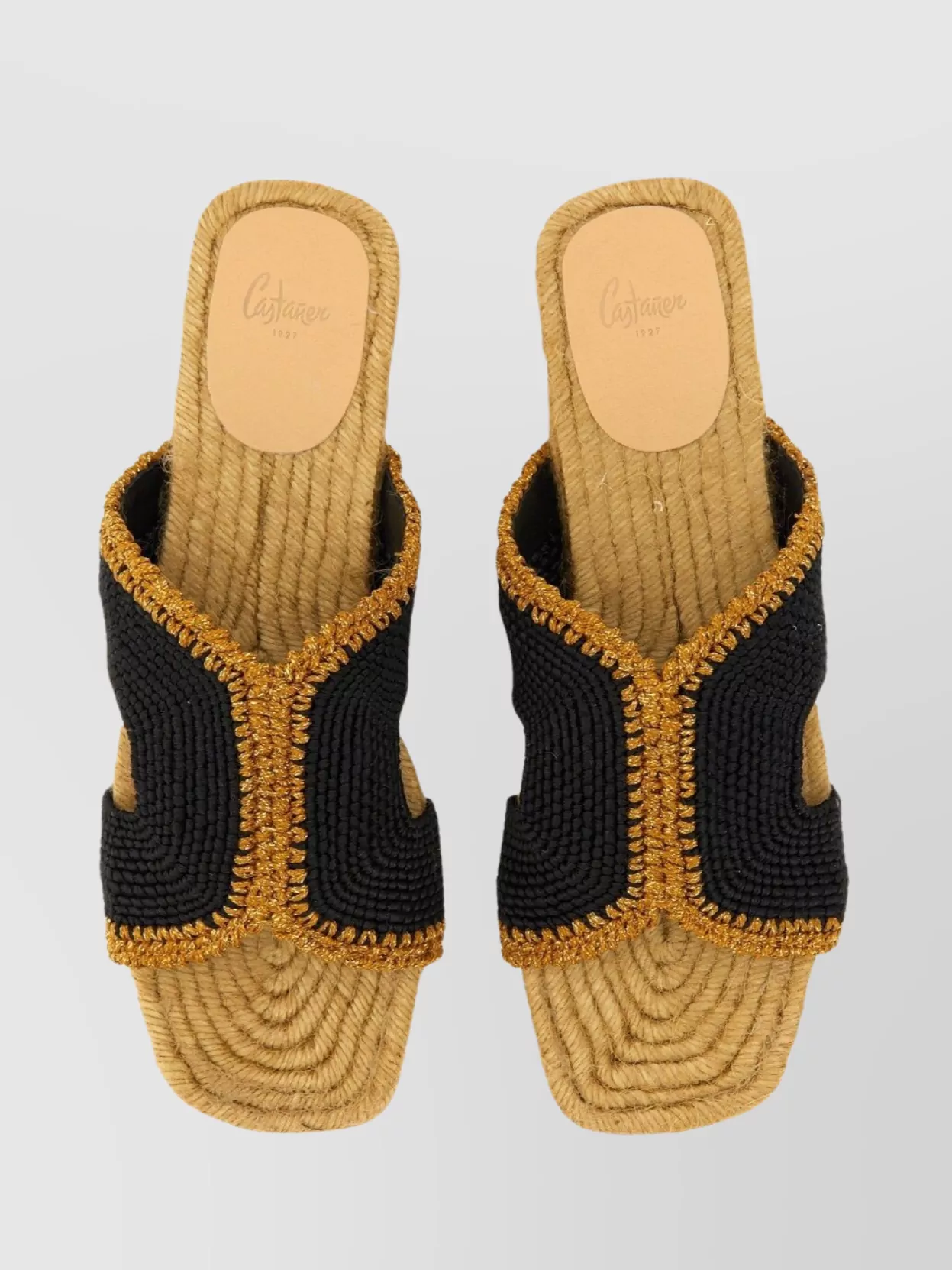 Castaã±er Braided Sole Espadrilles Open Toe