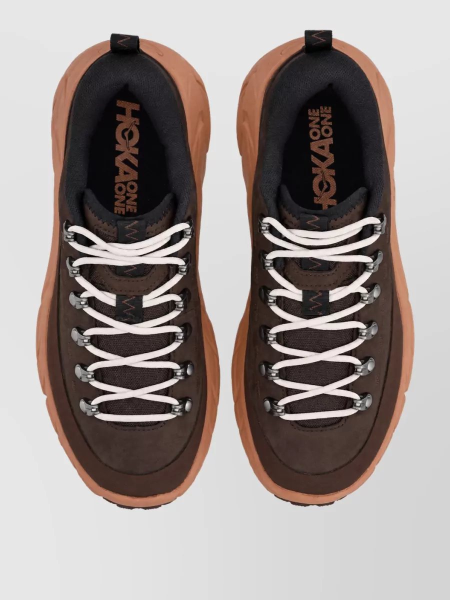 Hoka One One Leather Hiking Sneakers