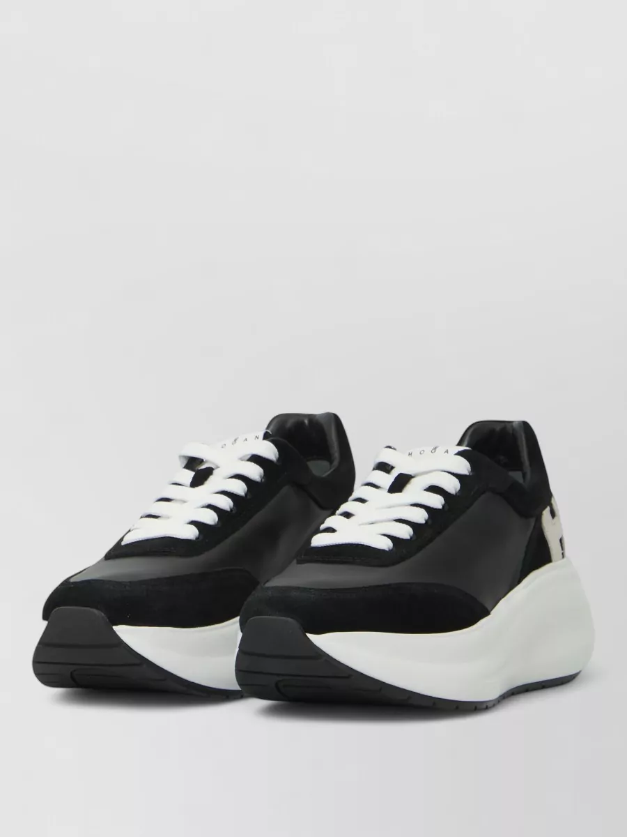 Hogan leather maxi i active low-top sneakers
