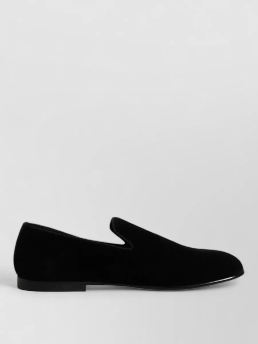 Dolce&Gabbana Velvet Slip On Loafers