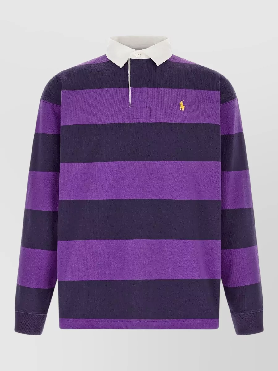 Polo Ralph Lauren striped long-sleeve rugby polo shirt