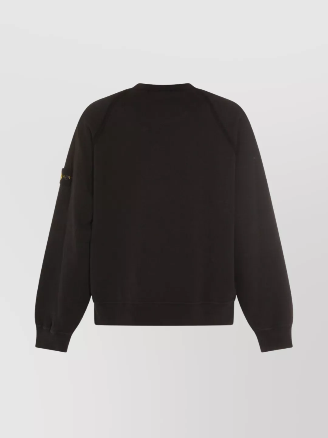 Stone Island Crew Neck Long Sleeve Ribbed Cuff Sweatshirt