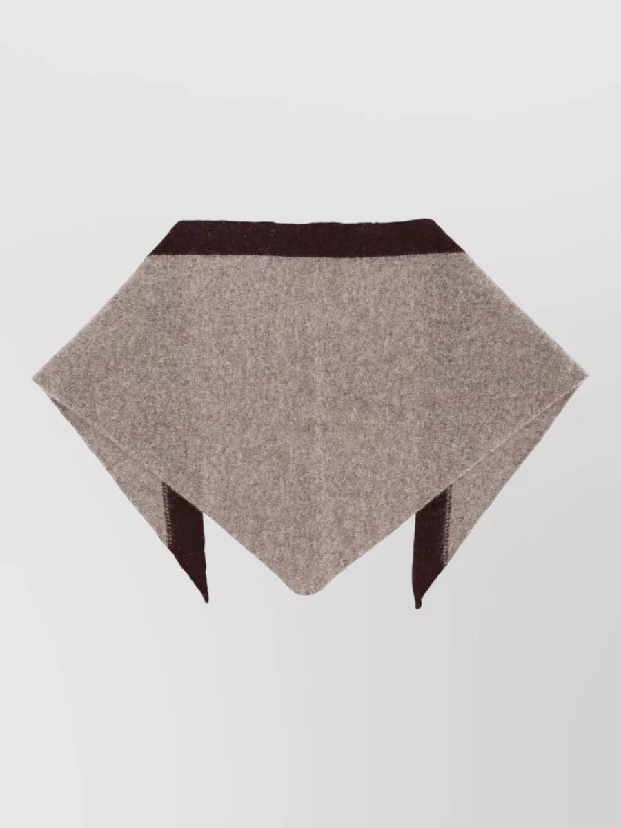 Margaret Howell Rectangular Two Tone Soft Texture Scarf