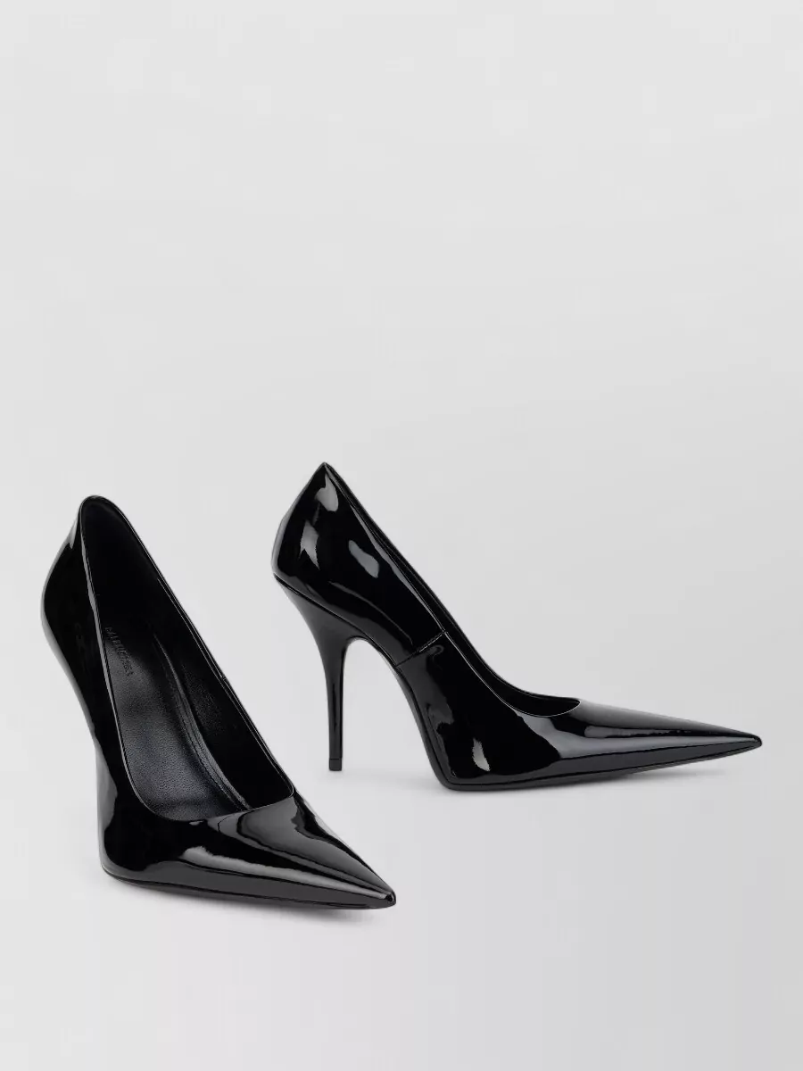 Balenciaga patent leather pointed-toe pumps