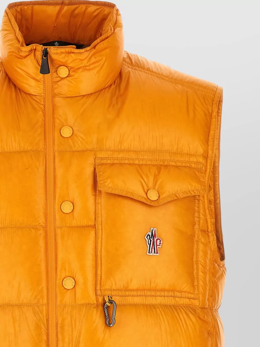 Moncler Grenoble Uychi Padded Vest High Collar Pockets